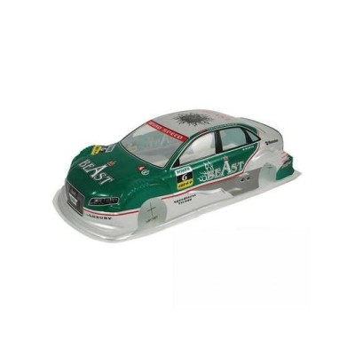 XRACE-- CARROZZERIA VERNICIATA SIMIL AUDI VERDE 1/10