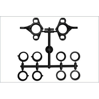 Ricambi Kyosho Evolva - fuselli dello sterzo ant. -2° caster