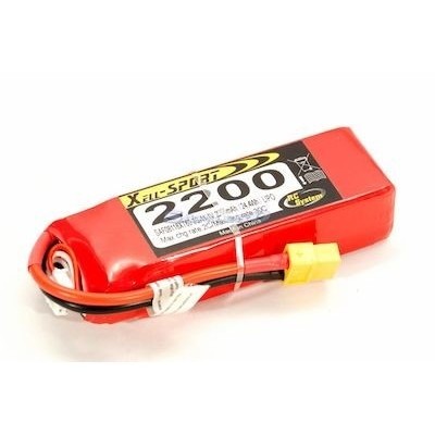 Batteria Lipo Xell-Sport 11.1V 2200MAH 3S XT60