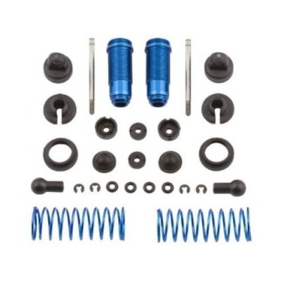 Team Associated - FT Rear Aluminum Shock Kit Blue RC18T