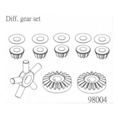 Sin Yih AX5 - Serie Ingranaggi Diff.