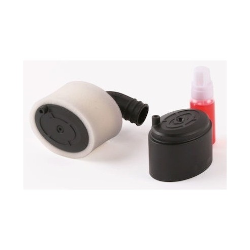 Robitronic - Filtro aria ovale Doppia Spugna con protezione pioggia e olio filtro