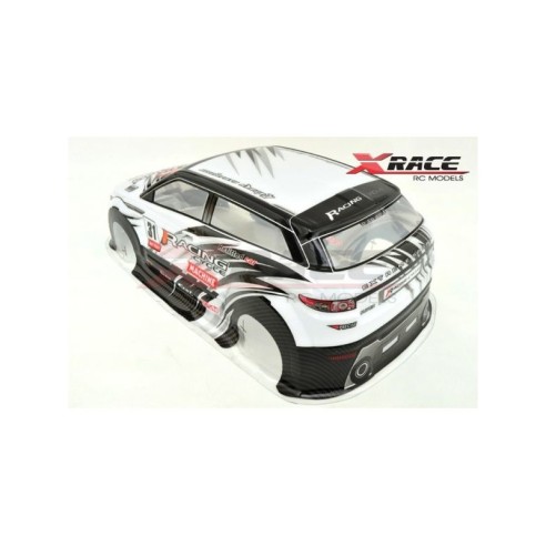 XRACE-- CARROZZERIA VERNICIATA SIMIL LAND ROVER LRX 1/10