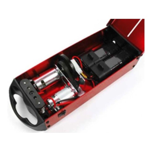 Robitronic - Cassetta di avviamento Starterbox per Buggy e Truggy (Anodizzata Rossa)