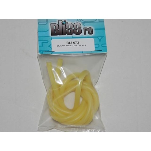 BlissRC - Tubo Miscela in Silicone Giallo(1 Mt)