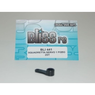 Bliss rc - Squadretta Servocomando in Ergal 1 Foro (25T)