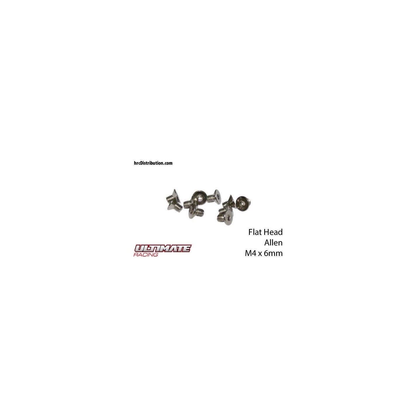 ULTIMATE RACING - TESTA SVASATA M2 x 10mm - 10 PEZZI – D.P Modellismo