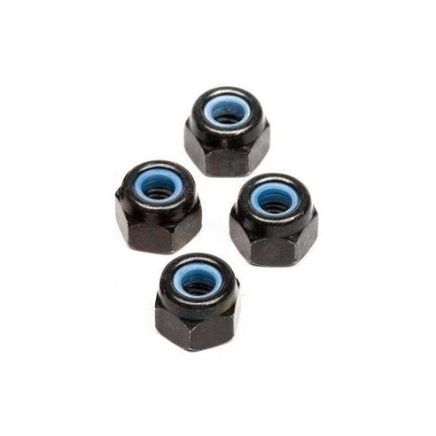 Hot Bodies - Dado Autobloccante M4 Nero (Pz.4) Z664