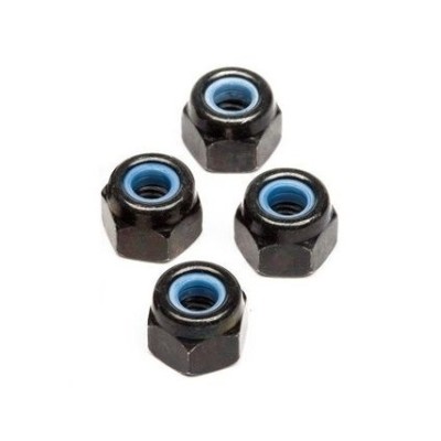 Hot Bodies - Dado Autobloccante M4 Nero (Pz.4) Z664