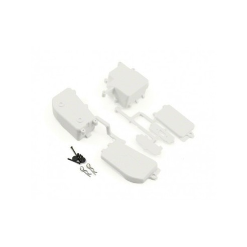 Kyosho Ricambi MP9 - Box Batteria + Box Ricevente Bianco