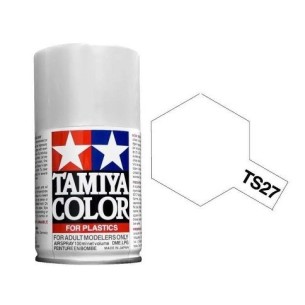 Tamiya - Smalto spray TS-27 Bianco Opaco 100 ml