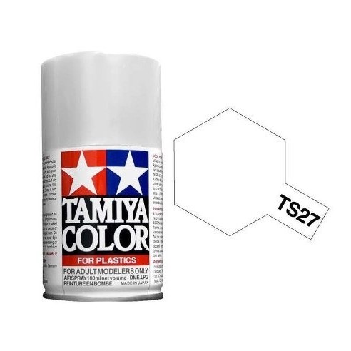 Tamiya - Smalto spray TS-27 Bianco Opaco 100 ml