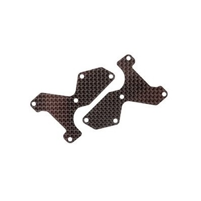 Ricambi Mugen MBX8 - Inserti in Carbonio Bracci Anteriori (1mm)