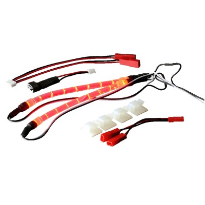 201000212 - Ansmann Racing LED - Striscia led Rosso