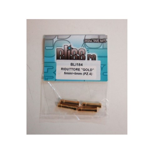 BlissRC -  Riduttore GOLD 5mm 4mm (pezzi 4)