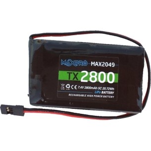 MAXPRO LIPO 5C 7,4V 2800MAH TX MAX2048L