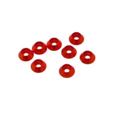 ULTIMATE-RONDELLA CONICA  CILINDRICA M3 ROSSA (8)