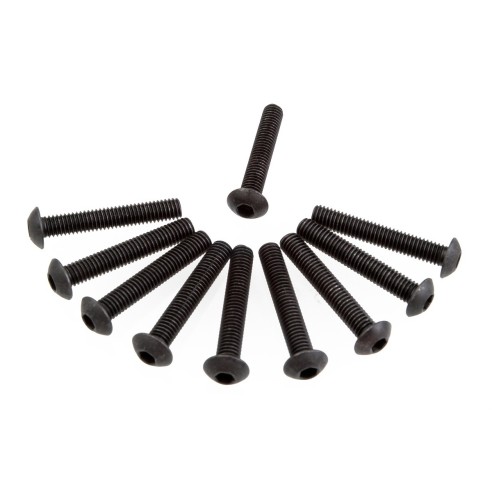 Mugen Viti  testa bombata con incavo esagonale 3X18 (PZ 10)