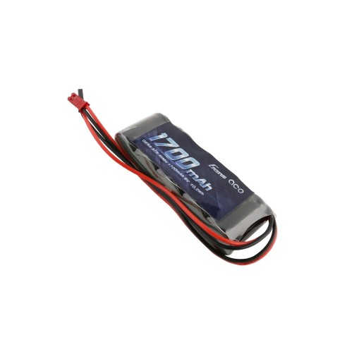 Gens ace-RX Pack NiMh 6.0V-1700 (Dual JR-JST plug) Straight