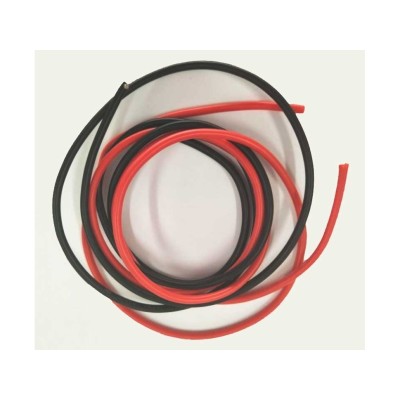 Cavo silicone 14AWG (1m rosso+1m nero) 2,08mm²