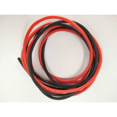 Cavo silicone 16AWG (1m rosso+1m nero) 1,31mm²