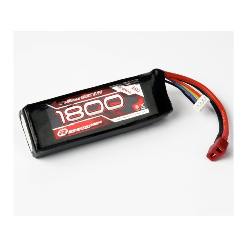 Robitronic LiPo Akku 1800mAh 3S 25C T-Stecker (21x35x105)