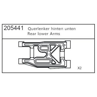 Carson - Bracci inferiori posteriori per Specter - Montana - 2 Drift