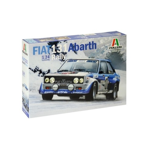 Italeri -FIAT 131 Abarth Rally (Kit di Montaggio) 3662 - Scala 1 : 24