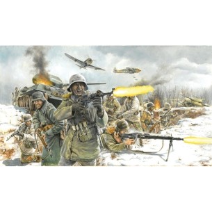 Italeri German Infantry (Winter uniform) (Kit di Montaggio) -6151 - Scala 1 : 72