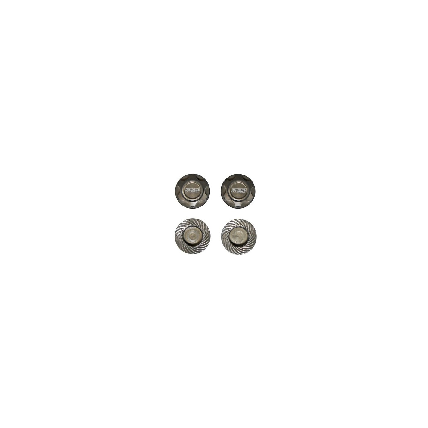 Tekno TKR6274 – Dadi Ruota Seghettati M4 (7mm) Per ET/EB410, 4 Pezzi, Scala 1:10