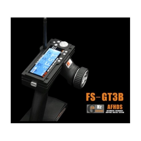 Fly-Sky -Radiocomando TX GT3B CON DISPLAY 3CH (2,4G) Con Ricevente GT3B 3CH (2,4G)