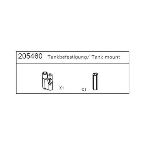 Carson - Supporto serbatoio per Specter - Montana - 2 Drift