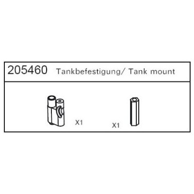 Carson - Supporto serbatoio per Specter - Montana - 2 Drift