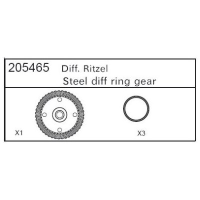 Carson - Corona conica diff. per Specter - Montana - 2 Drift