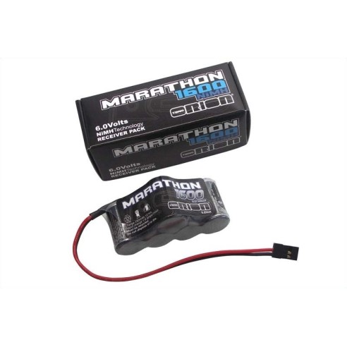 Team Orion 1600 Receiver Pack 6.0V Off-Road Hump NiMH w/Universal Plug 24 AWG 68,30x34.5x32mm
