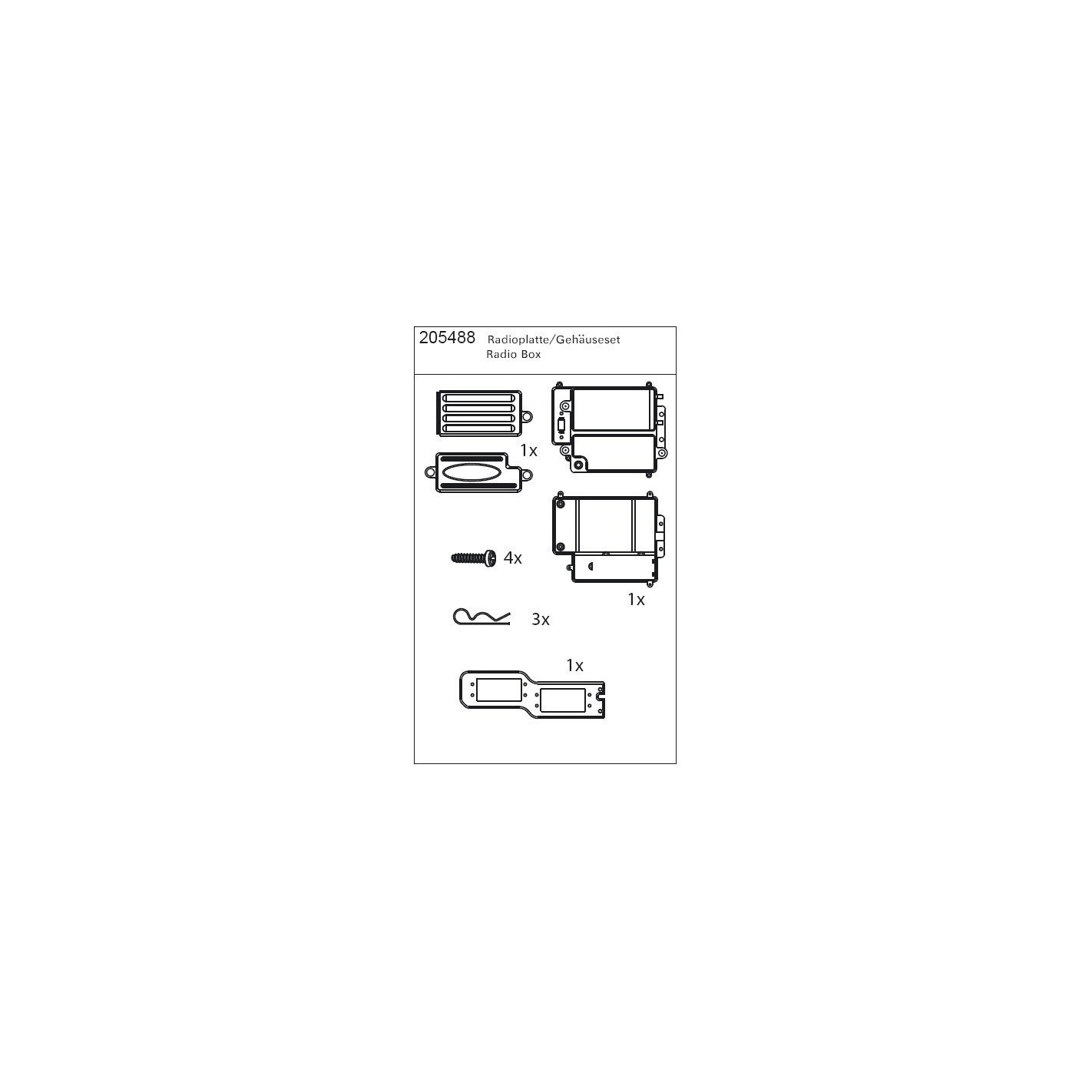 Set Stabilizzatore Carson X10ET XL – Anteriore E Posteriore – Accessori Modellismo