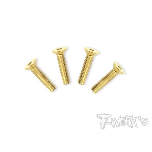 VITI 4x18mm SVASATE ACCIAO GOLD (4pz)