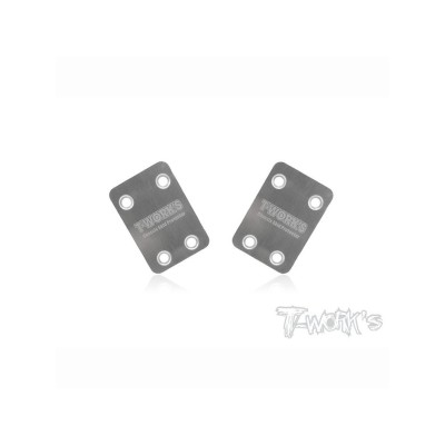 T-WORK'S-SKID PLATE POSTERIORE ACCIAO TW-TO220-MBX8-MBX8R (Pezzi 2 )