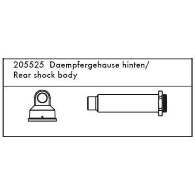 Carson - Corpo ammort. posteriori per Specter - Montana - 2 Drift