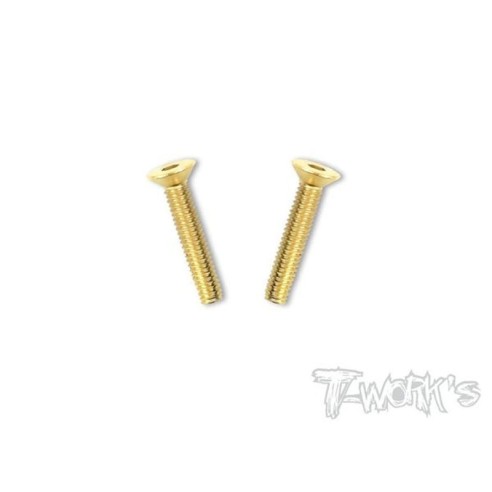 T-WORK'S VITI SVASATE ACCIAO GOLD 4x25mm pz2 GSS425C