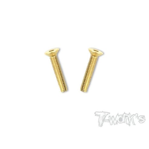 T-WORK'S VITI SVASATE ACCIAO GOLD 4x25mm pz2 GSS425C