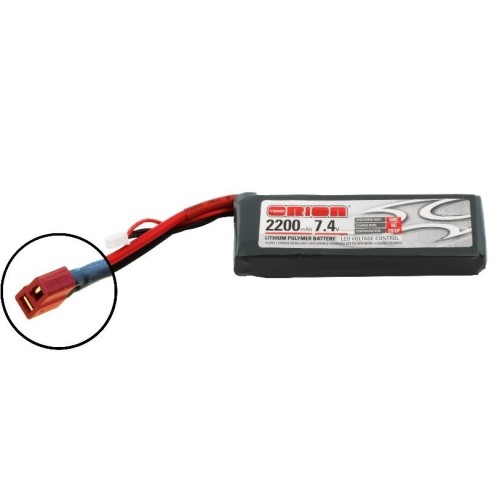 Batteria Orion Lipo LED 7,4V 2200mAh 50C Deans  ORI60156