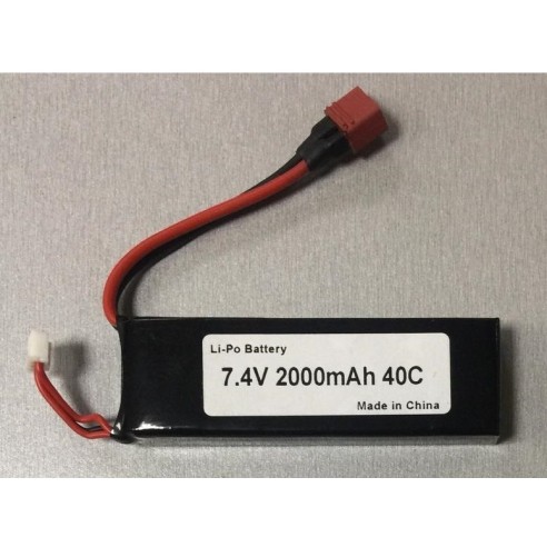 Batteria LiPo 2000 2S 7,4V 40C Deans