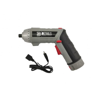 DETAILS Mini cacciavite elettrico Power1 incluso punte in titanio esagonale 1,5 / 2,0 / 2,5 / 3,0 mm /