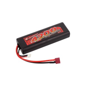 Batteria LiPo Robitronic 4200mAh 2S 40C T-Plug Stick Pack