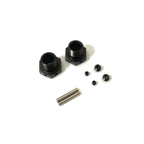 Ricambi Kyosho Trascinatori delle Ruote Inferno MP9-MP10 MP11Gun Metal (2) Stretti IFW625NB