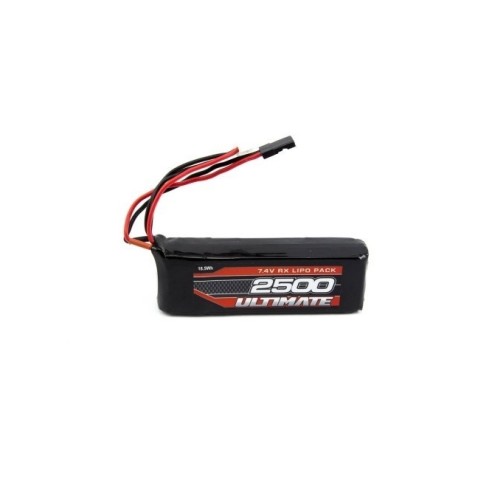 Ultimate Batteria 7,4V 2500mAh LiPo Piatta RX UR4451