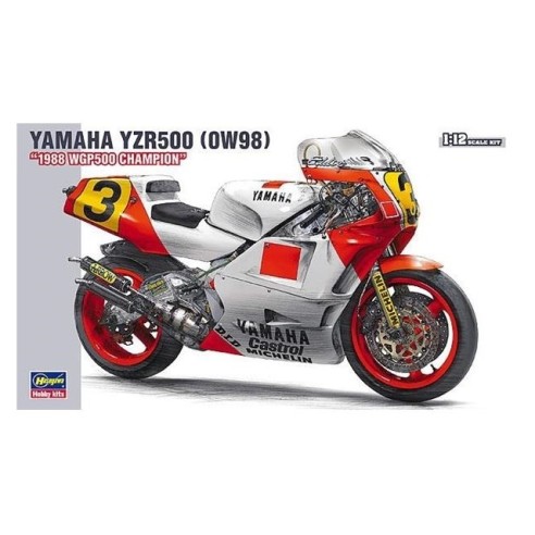 HASEGAWA BK-3 YAMAHA YZR500 OW98 1988 WGP 500 CHAMPION KIT  21503 Scala 1:12