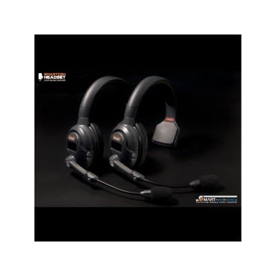 Smartcom Headset Kit cuffie per meccanico / pilota Rifinitura in rosso