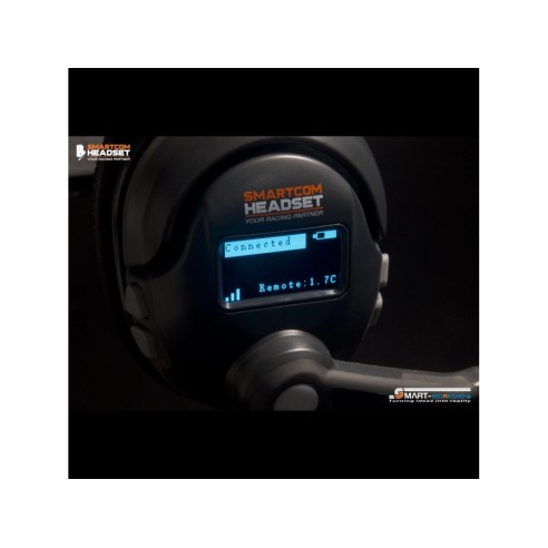 Smartcom Headset Kit cuffie per meccanico / pilota Rifinitura in rosso